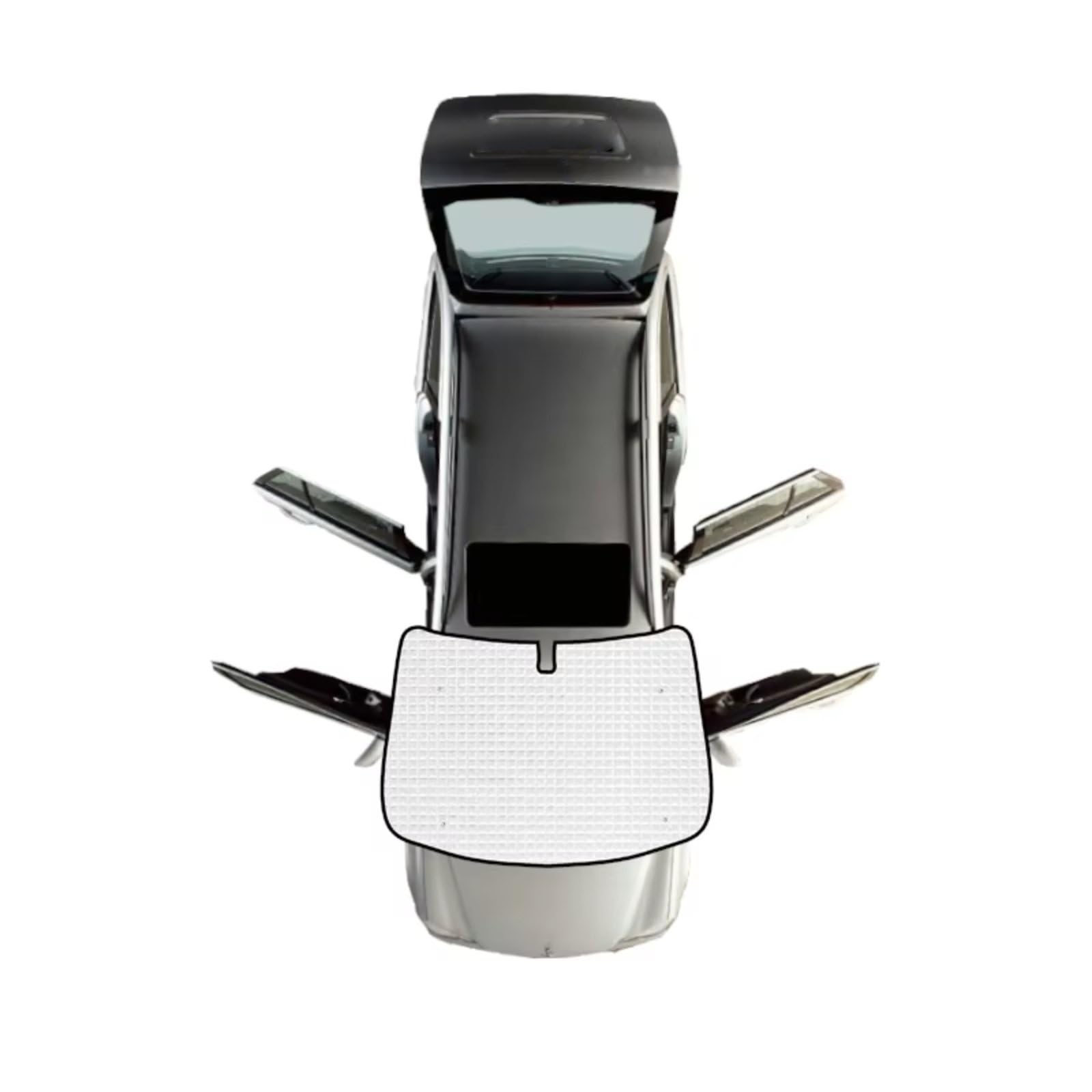 Sonnenschutz Auto Für Toyota Für Land Für Cruiser Für Prado J150 LC150 FJ150 2010~2023 Auto Sonnenschutzfensterabdeckung Auto Vollfensterbeschattung(Front Windshield) von Avfpra