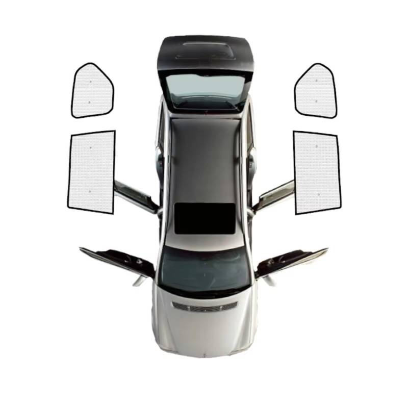 Sonnenschutz Auto Für Toyota Für Land Für Cruiser Für Prado J150 LC150 FJ150 2010~2023 Auto Sonnenschutzfensterabdeckung Auto Vollfensterbeschattung(Rear Windows) von Avfpra