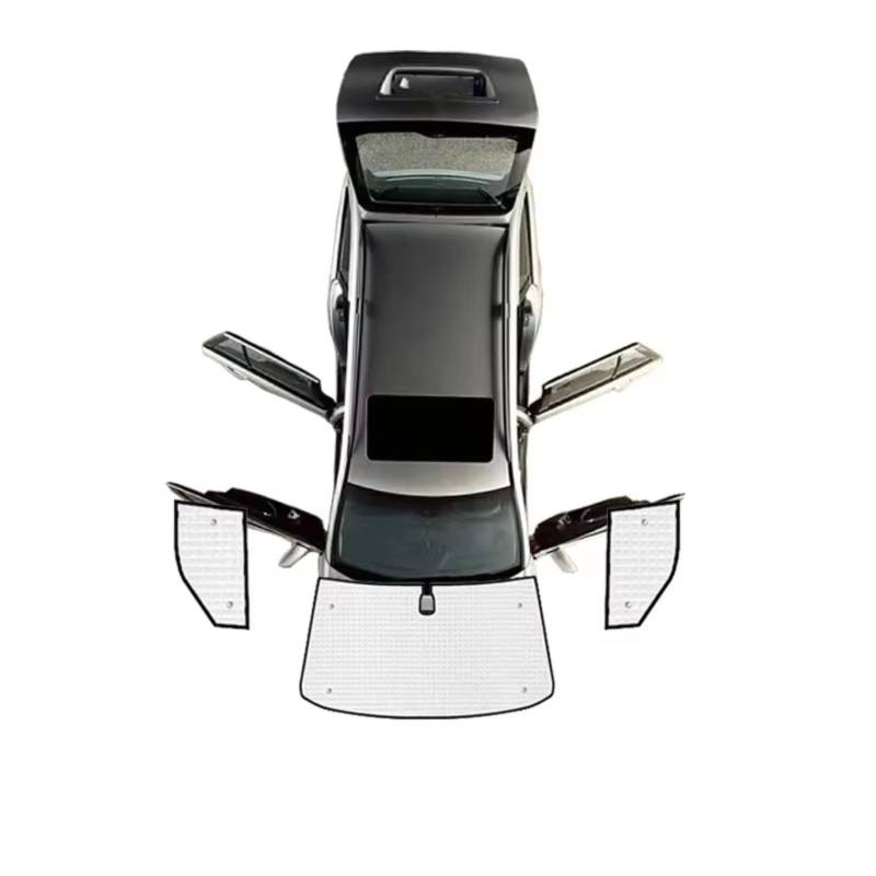 Sonnenschutz Auto Für VW Für Transporter Für Caravelle Für Multivan Für Doubleback T5 LWB 2003~2015 Auto-Sonnenschutz-Visier-Blindabdeckung(Front Windows) von Avfpra
