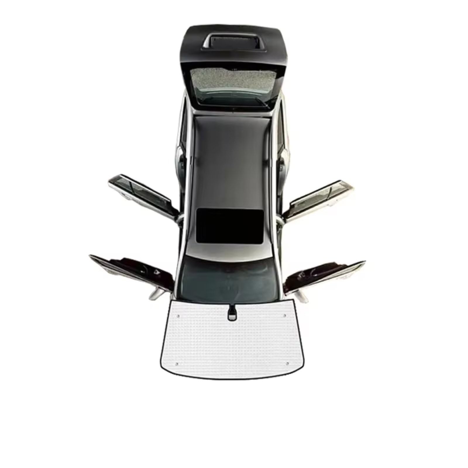 Sonnenschutz Auto Für VW Für Transporter Für Caravelle Für Multivan Für Doubleback T5 LWB 2003~2015 Auto-Sonnenschutz-Visier-Blindabdeckung(Front Windshield) von Avfpra