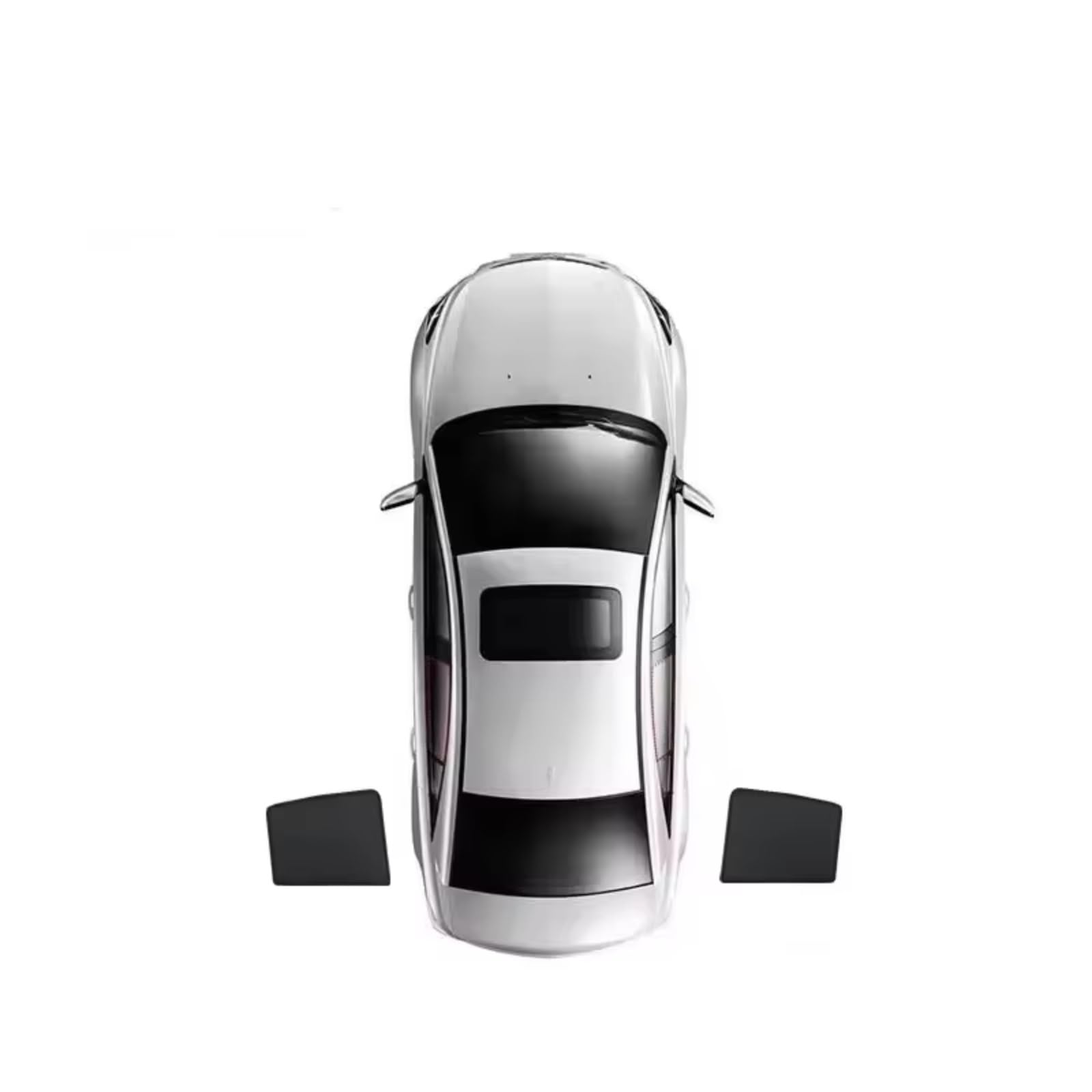 Sonnenschutz Auto Für XPeng G6 2023 2024 2025 Fenster Magnetische Visier Sonnenschutz Privatsphäre Vorhang Auto Mesh Sonnenschirm(2pcs Small Window) von Avfpra
