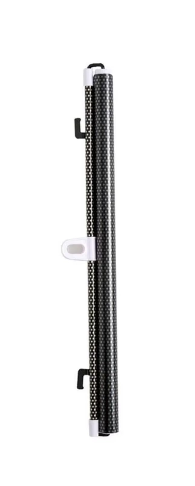Sonnenschutz Auto Universal Sonnenschutz Rollos Auto Sonnenblenden Fenster Vorhänge Saugnapf Versenkbare Blackout Vorhang Sonnenschutz Abdeckung(Black-50x125cm) von Avfpra