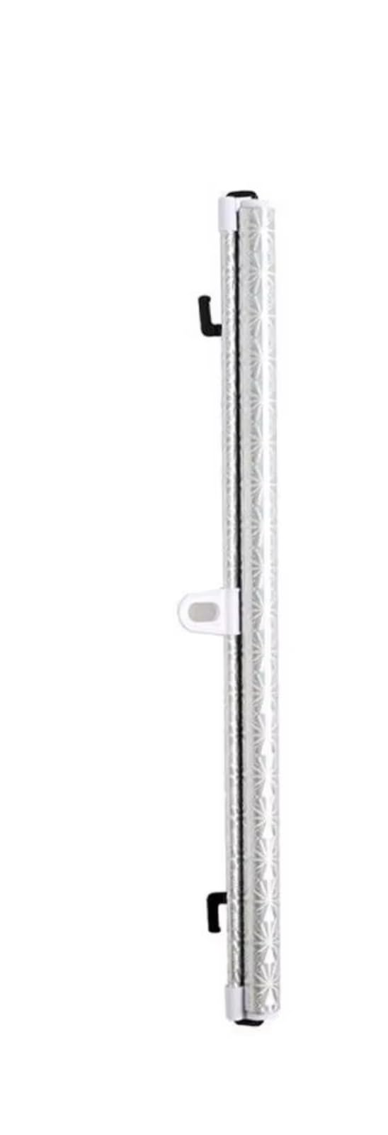 Sonnenschutz Auto Universal Sonnenschutz Rollos Auto Sonnenblenden Fenster Vorhänge Saugnapf Versenkbare Blackout Vorhang Sonnenschutz Abdeckung(Silver-50x125cm) von Avfpra