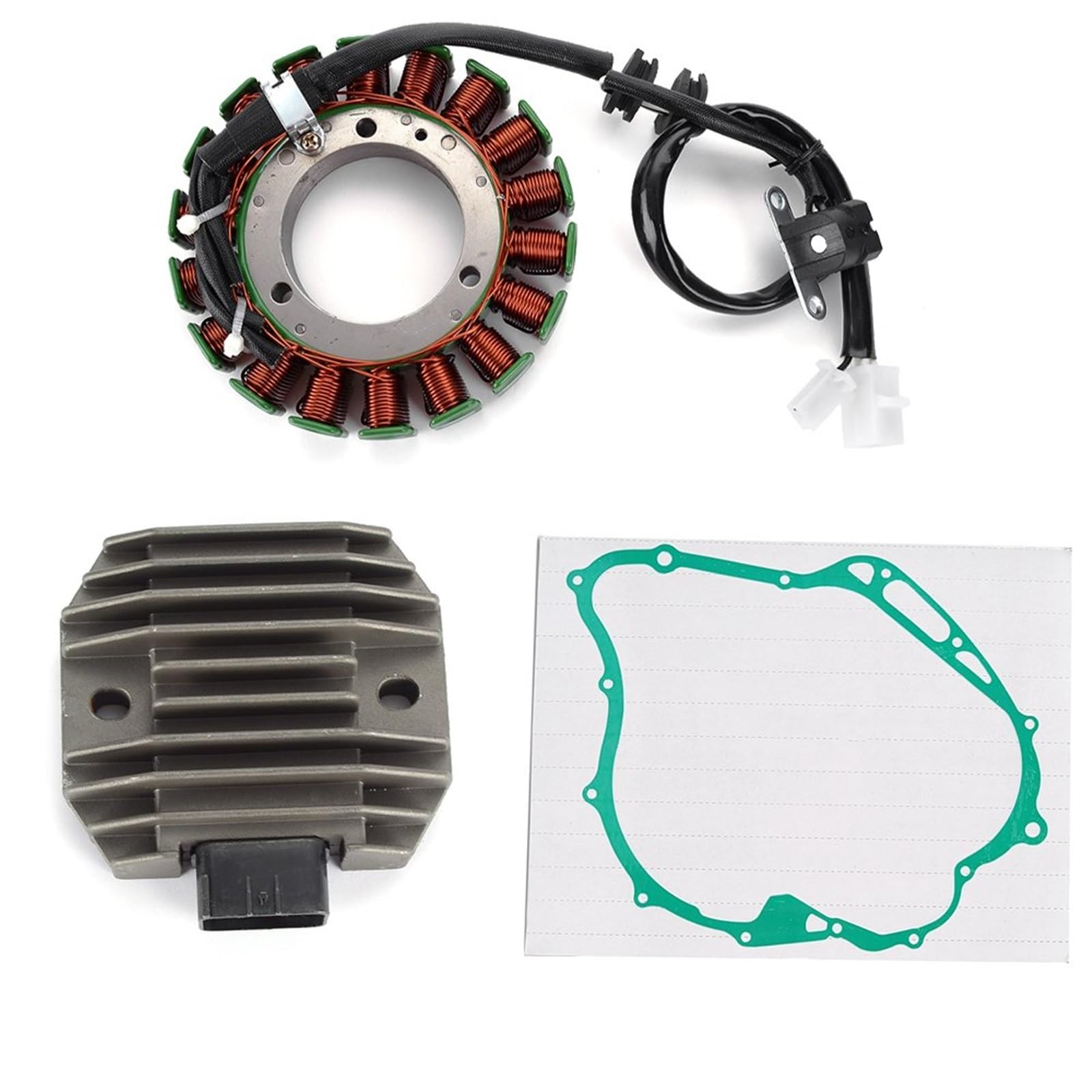 Zündung Stator Magneto Für BT1100 Für Bulldog Für XVS1100 1999-2006 Mit Dichtung Stator Spule + Spannungsreglergleichrichter Stator Spule(A) von Avfpra