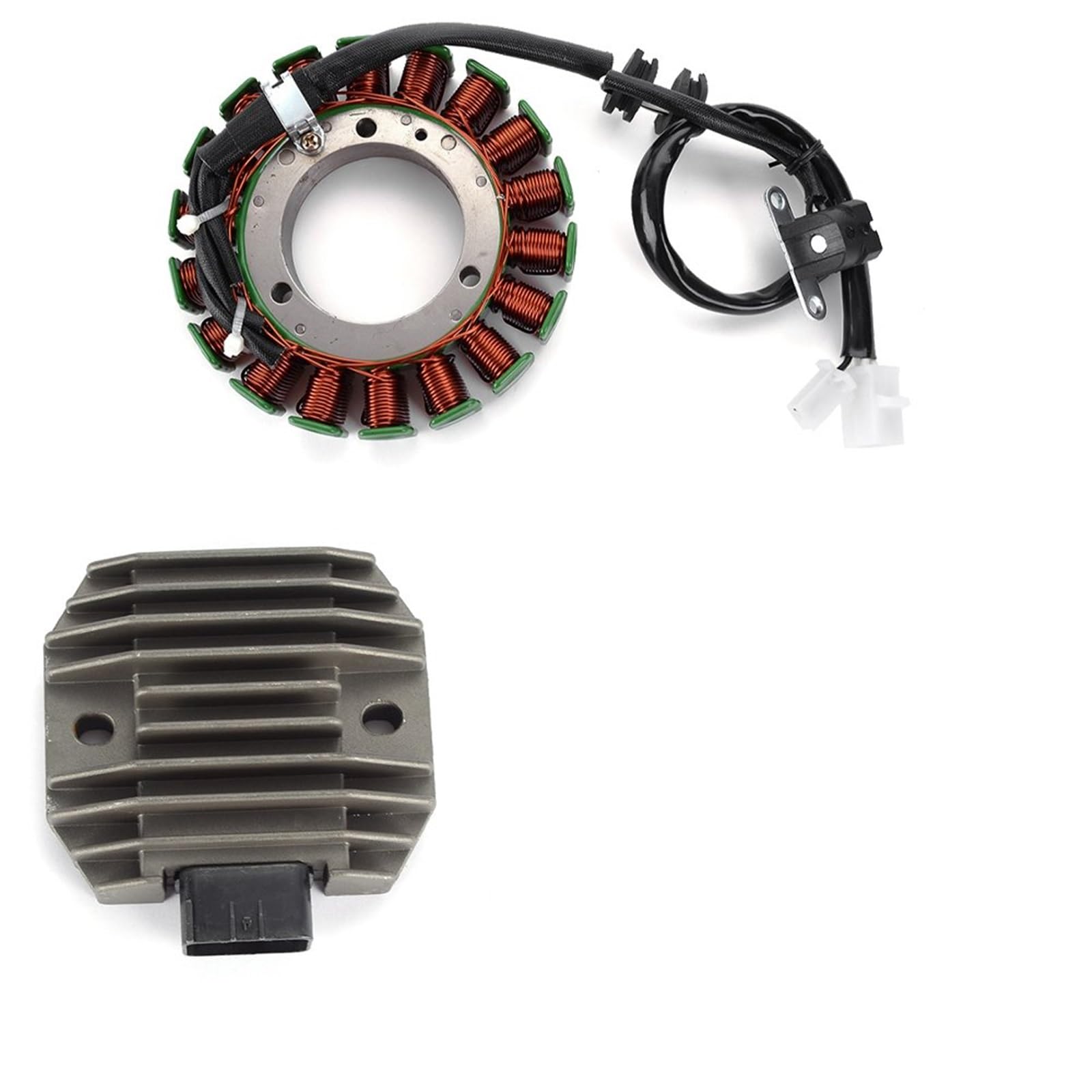Zündung Stator Magneto Für BT1100 Für Bulldog Für XVS1100 1999-2006 Mit Dichtung Stator Spule + Spannungsreglergleichrichter Stator Spule(B) von Avfpra