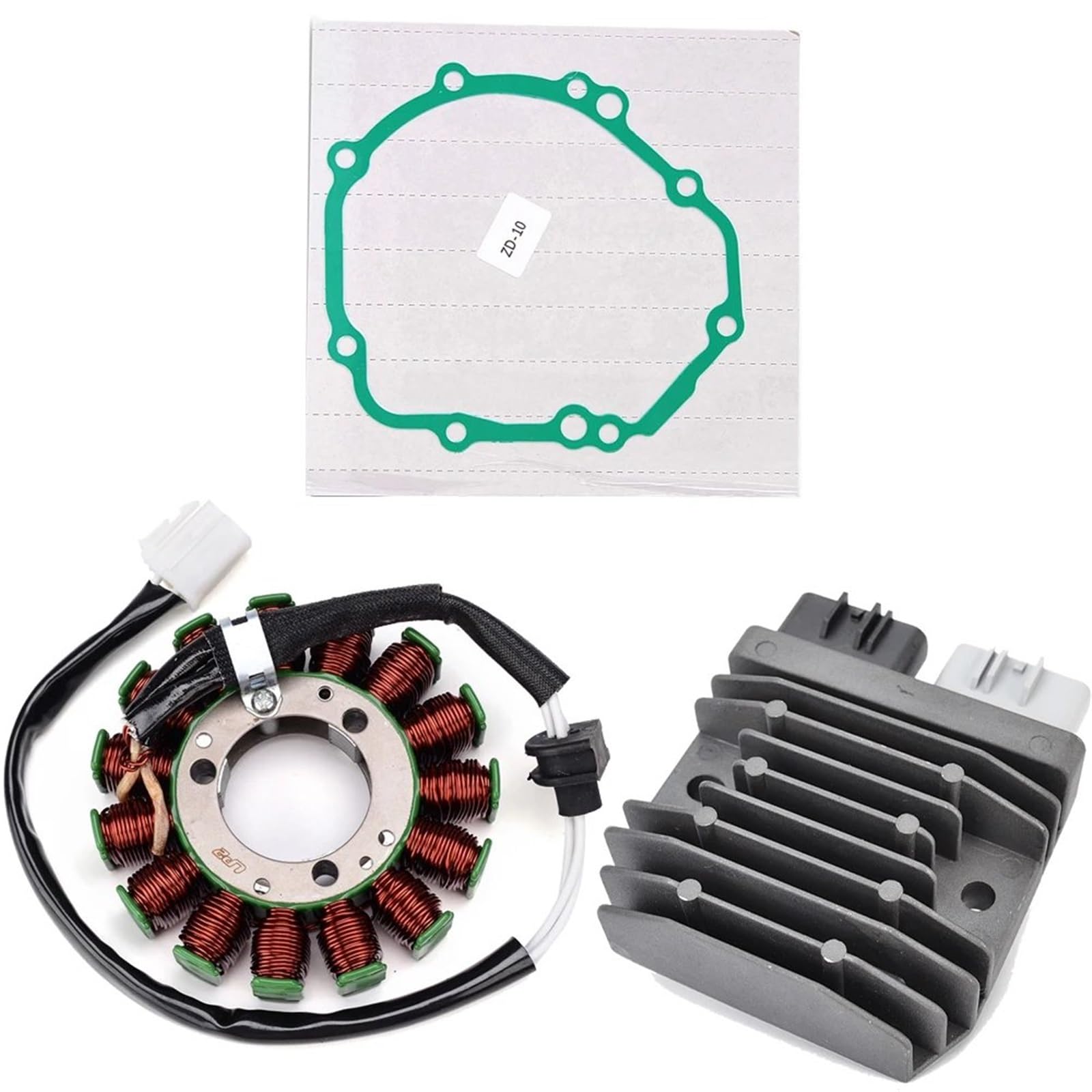 Zündung Stator Magneto Für Suzuki Für GSXS1000 Für GSX-S1000 Für Katana 1000 Mit Dichtung Motor Stator Spule + Spannungsreglergleichrichter Stator Spule(A) von Avfpra