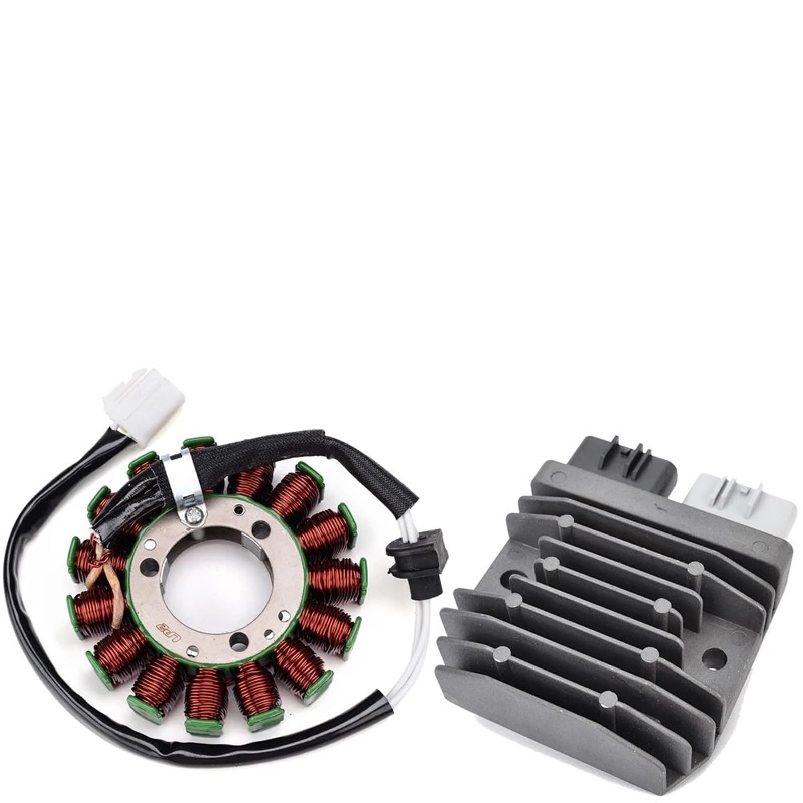 Zündung Stator Magneto Für Suzuki Für GSXS1000 Für GSX-S1000 Für Katana 1000 Mit Dichtung Motor Stator Spule + Spannungsreglergleichrichter Stator Spule(B) von Avfpra