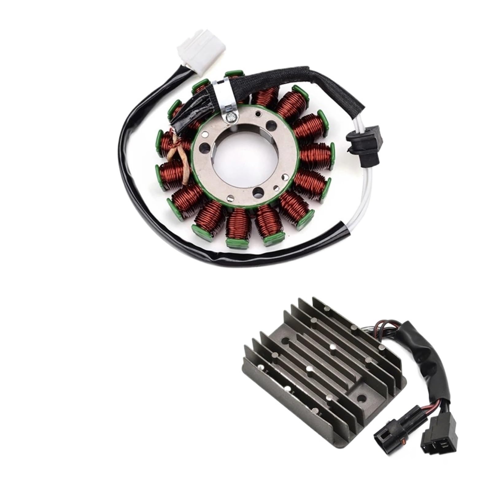Zündung Stator Magneto Für Suzuki Für LTZ400 Für Quadsport Z 400 2003-2008 Stator Coil Regler Rectifier Mit Dichtung Stator Spule(C) von Avfpra