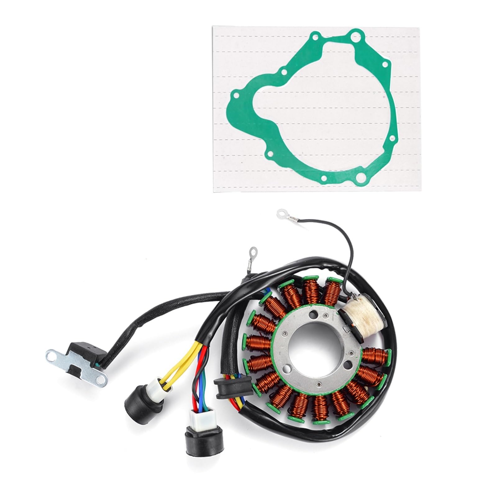 Zündung Stator Magneto Für YFM225 Für YFM250 Moto-4 1986-1990 Mit Dichtung Motor Stator Spule + Spannungsreglergleichrichter Stator Spule(C) von Avfpra