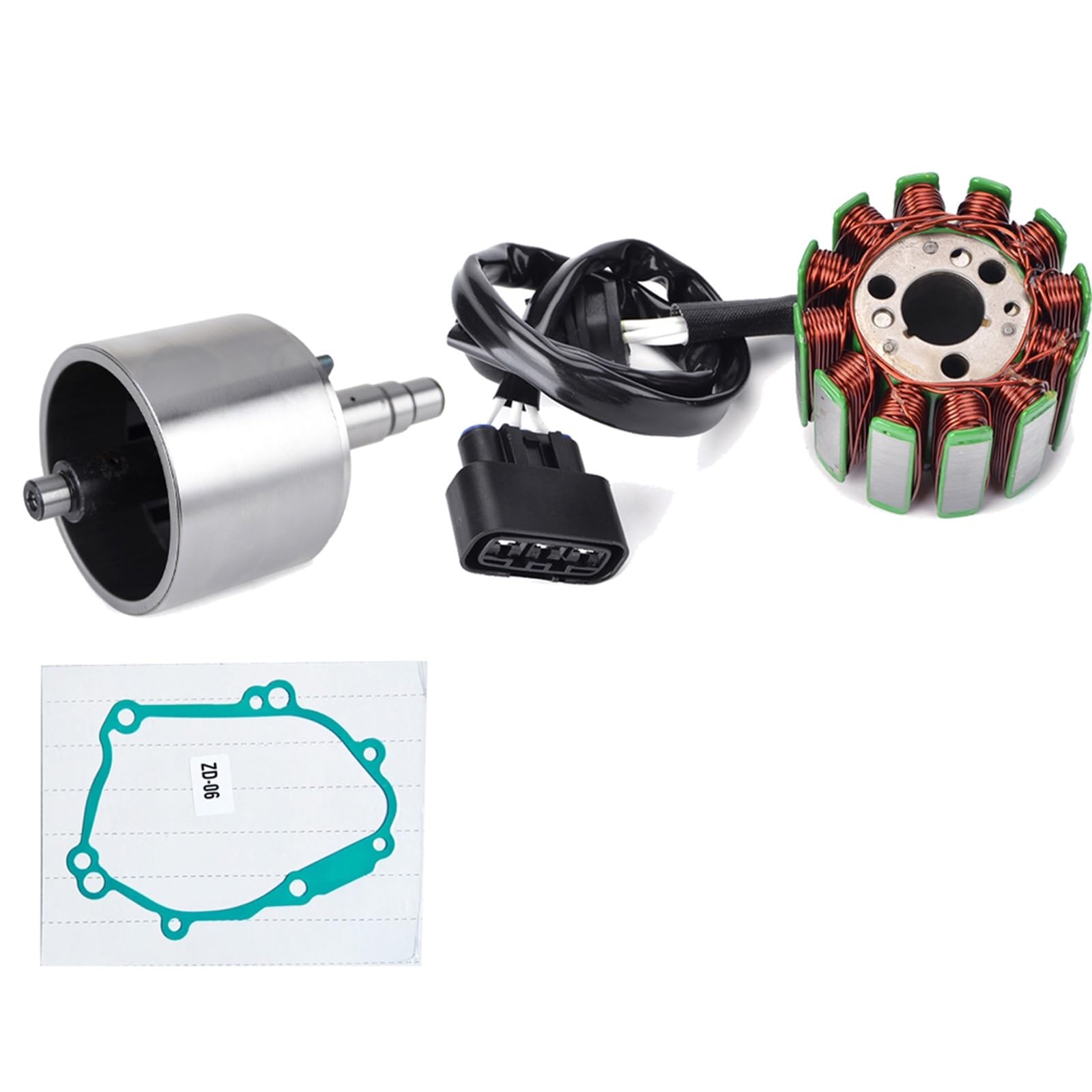 Zündung Stator Magneto Für YZF R1 Für RaceBase FZ8 FZ8 N NA S SA ABS Motor Stator Spule + Spannungsreglergleichrichter Mit Dichtung Schwungrad Stator Spule(C) von Avfpra