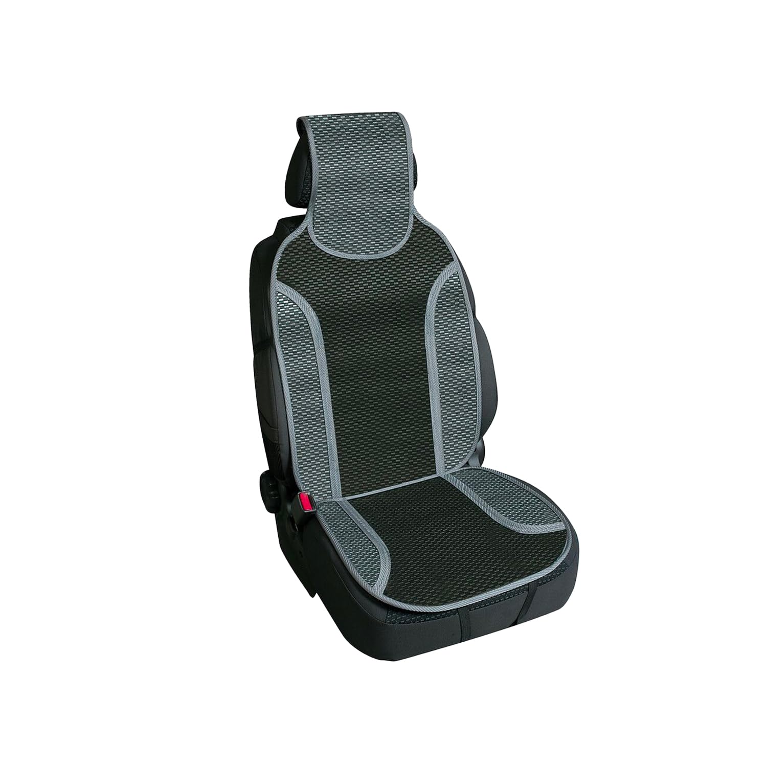 Avilia Universeller Auto-Rückenlehnenschutz aus schwarzer Bambusfaser - Atmungsaktiver Sitzbezug, geeignet für jeden Sitz, mit elastischem Band, 65 x 50 cm Avilia Universeller Auto-Rückenlehnenschutz aus schwarzer Bambusfaser - Atmungsaktiver Sitzbezug, geeignet für jeden Sitz, mit elastischem Band, 65 x 50 cm von Avilia