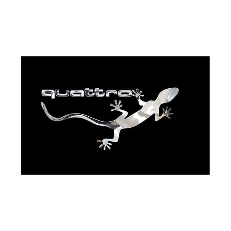 Avisa Nickel Aufkleber 'Quattro Gecko' - 90x40mm von Avisa