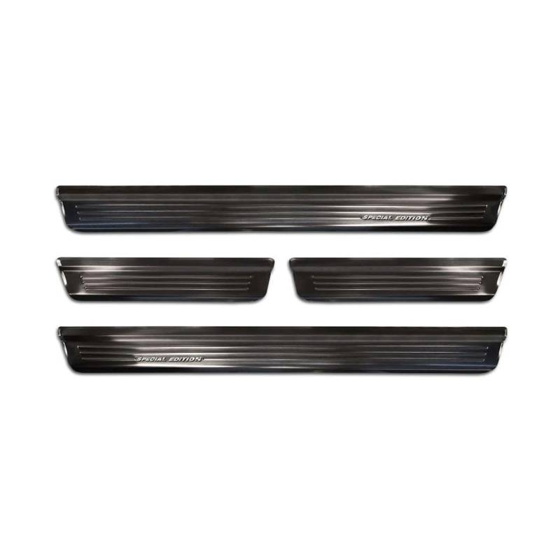 Avisa Black Stainless Steel Door sill Protectors Compatible with Nissan Qashqai III 2021- - 'Special Edition' - 4-Pieces von Avisa