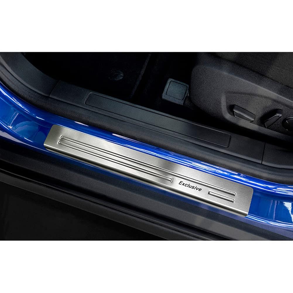 Avisa Edelstahl Einstiegsleisten kompatibel mit Ford Mondeo V Turnier & Limousine 2014- 'Exclusive' - 4-Teilig von Avisa