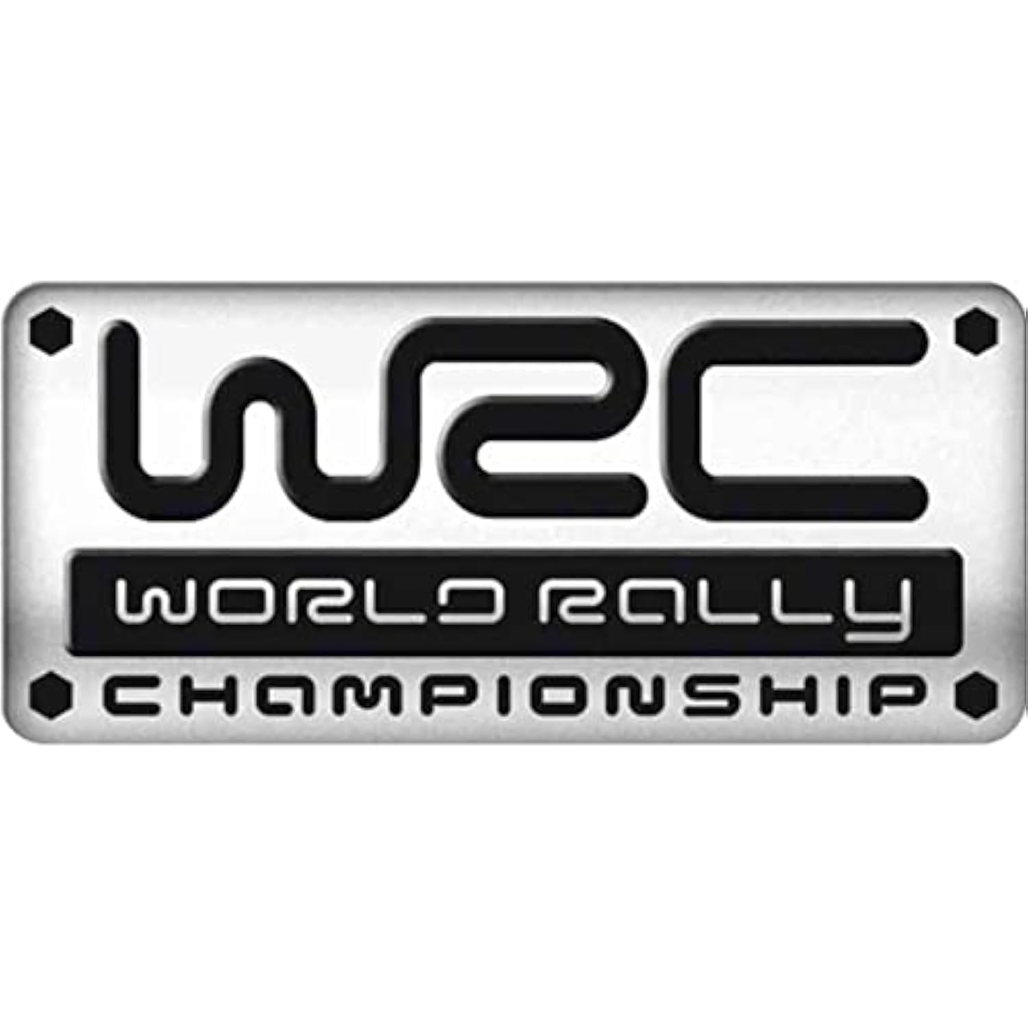 Avisa Aluminium Embleme/Logo - WRC - 5,5x2,5cm von Avisa