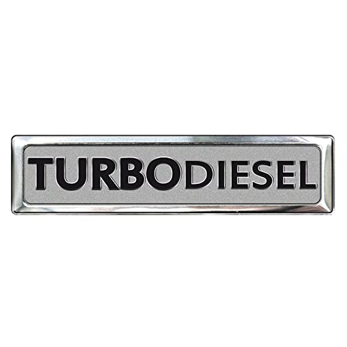 Avisa Aluminium Embleme/Logo - Turbo Diesel - 7x1,7cm von Avisa