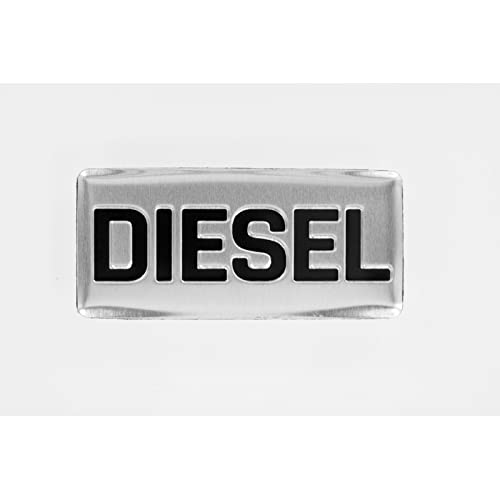 Avisa Aluminium Embleme/Logo - Diesel - 5,5x2,5cm von Avisa