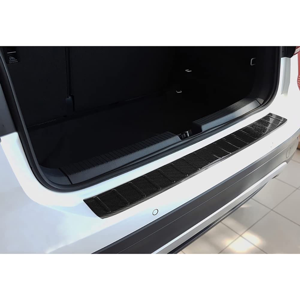 Avisa Echtes 3D Karbon Heckstoßstangenschutz kompatibel mit Volkswagen T-Cross 2019-2024 & FL 2024- 'Ribs' Avisa Echtes 3D Karbon Heckstoßstangenschutz kompatibel mit Volkswagen T-Cross 2019-2024 & FL 2024- 'Ribs' von Avisa