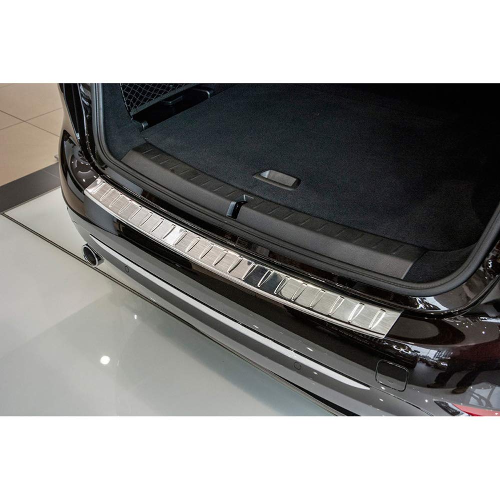 Avisa Edelstahl Heckstoßstangenschutz kompatibel mit BMW 2er F46 Gran Tourer 2015- exkl. M-Paket 'Ribs' von Avisa