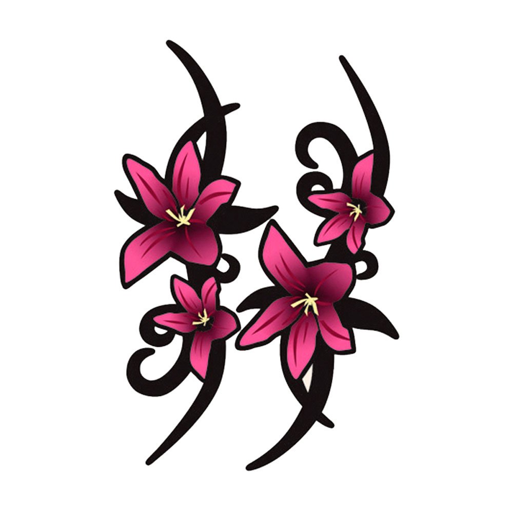 Avisa Aufklebersatz Pink Tribal Flowers - 2X 23x9cm Avisa Aufklebersatz Pink Tribal Flowers - 2X 23x9cm von Avisa