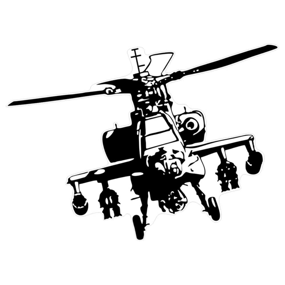 Avisa Auto Tattoo Aufkleber Helicopter - 45x33cm von Avisa