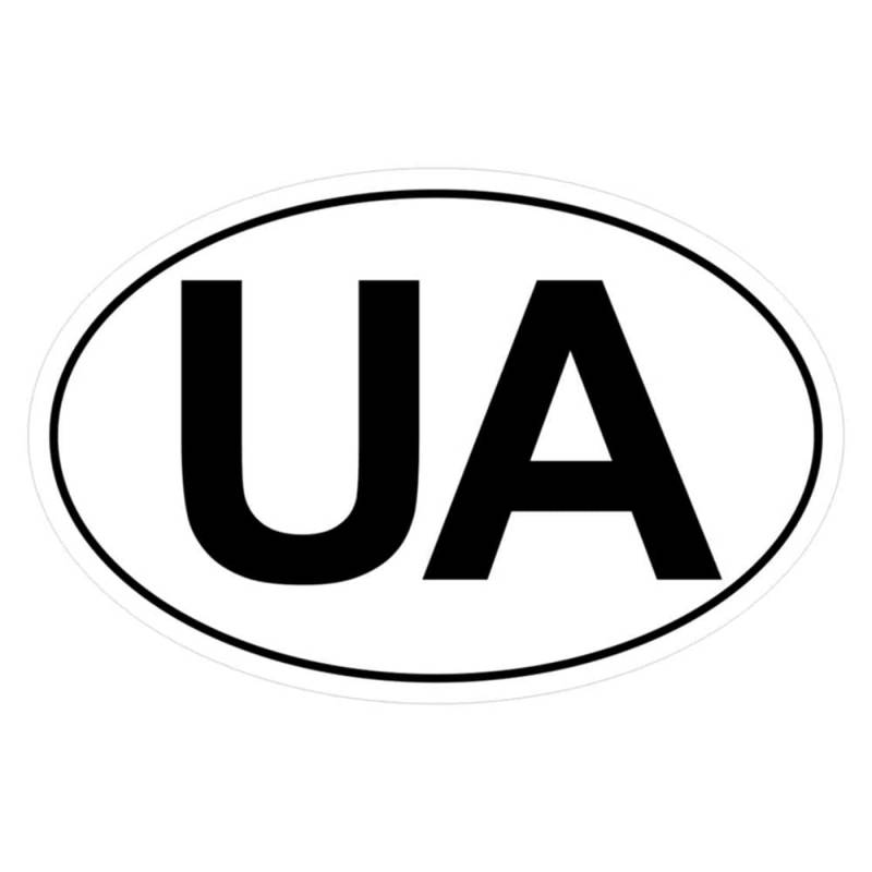 Avisa AutoTattoo Aufkleber UA - 16x10,5cm von Avisa