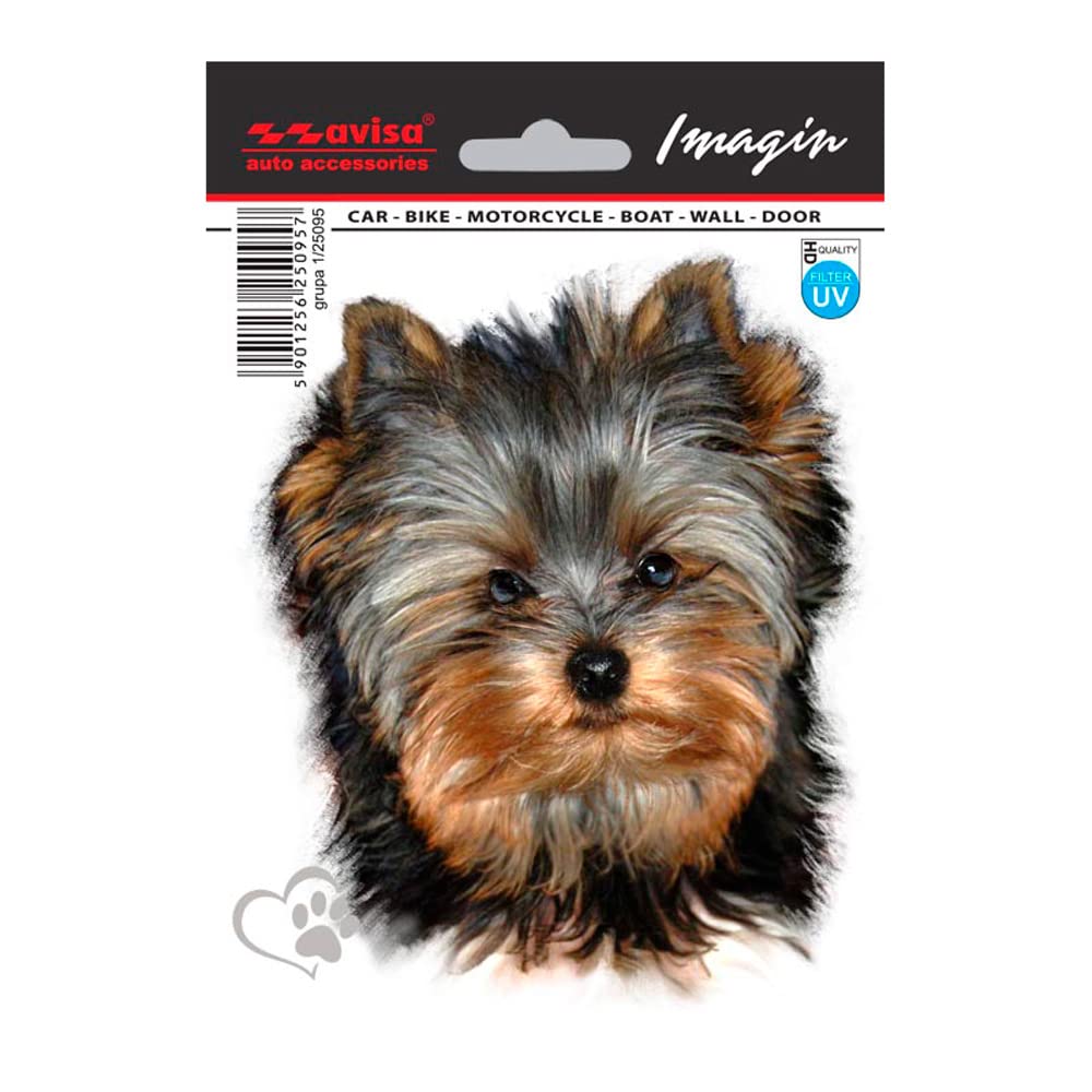 Avisa Auto Tattoo Aufkleber Yorkshire Terrier II - 11x13cm von Avisa