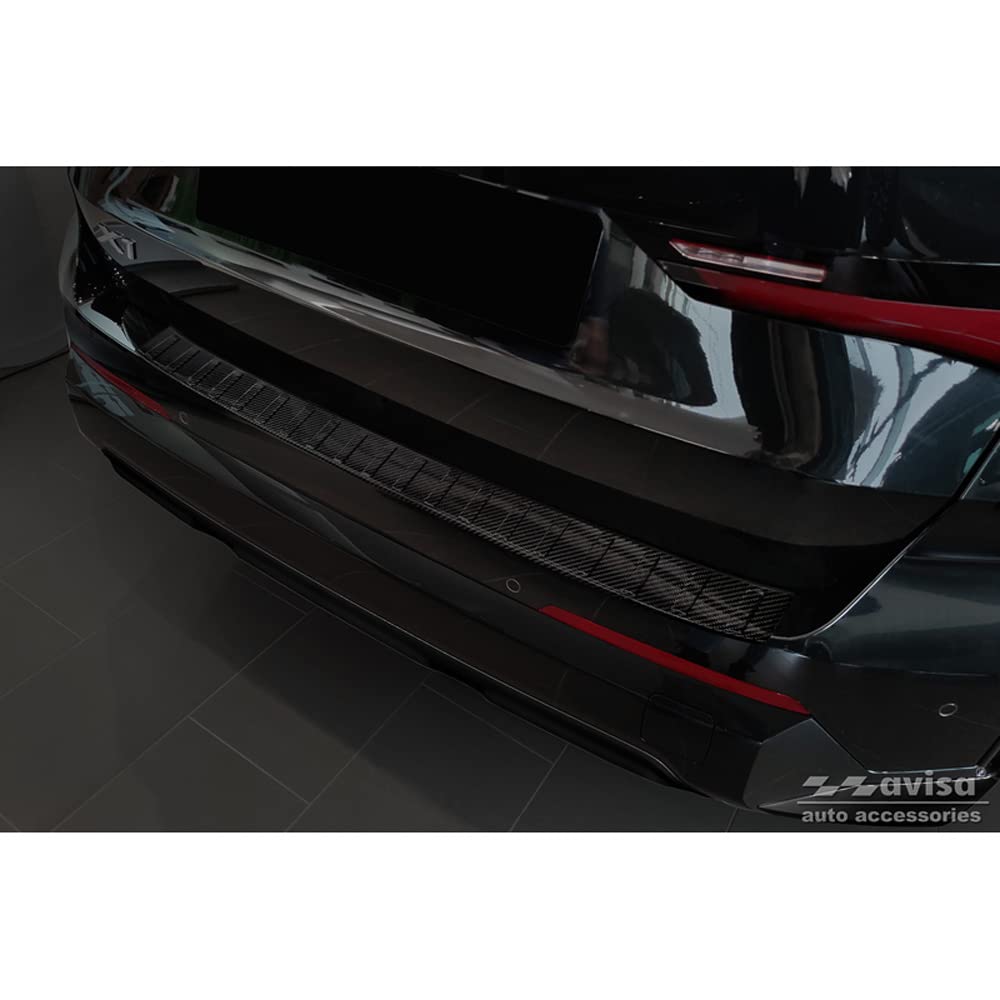 Avisa Echtes 3D Karbon Heckstoßstangenschutz kompatibel mit BMW X1 U11 / U11 xLine 2022- 'Ribs' Avisa Echtes 3D Karbon Heckstoßstangenschutz kompatibel mit BMW X1 U11 / U11 xLine 2022- 'Ribs' von Avisa