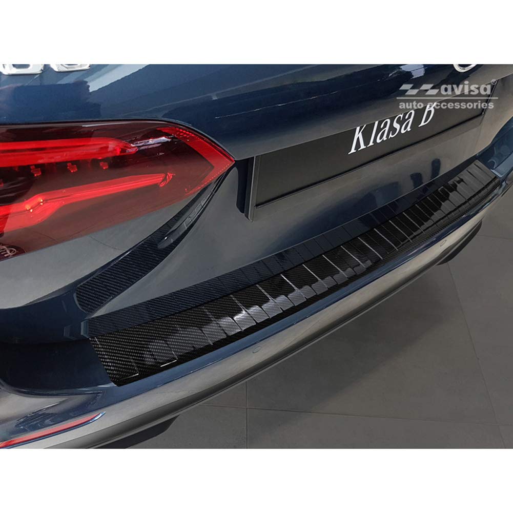 Avisa Echtes 3D Karbon Heckstoßstangenschutz kompatibel mit Mercedes B-Klasse W247 2019- Avisa Echtes 3D Karbon Heckstoßstangenschutz kompatibel mit Mercedes B-Klasse W247 2019- von Avisa