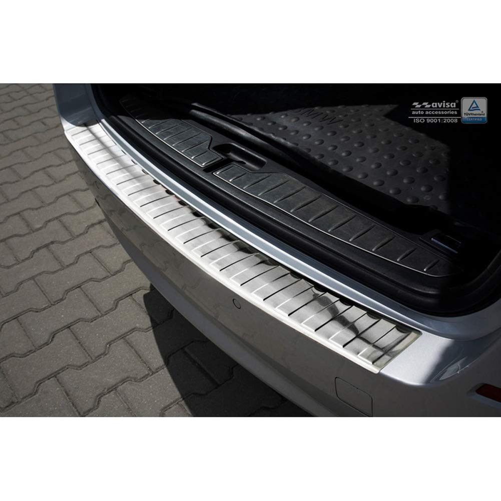 Avisa Edelstahl Heckstoßstangenschutz kompatibel mit BMW 5er F11 Touring 2010-2017 'Ribs' Avisa Edelstahl Heckstoßstangenschutz kompatibel mit BMW 5er F11 Touring 2010-2017 'Ribs' von Avisa