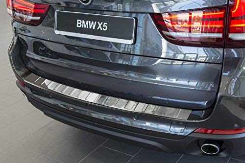 Avisa Edelstahl Heckstoßstangenschutz kompatibel mit BMW X5 F15 2013-2018 'Ribs' exkl. M von Avisa