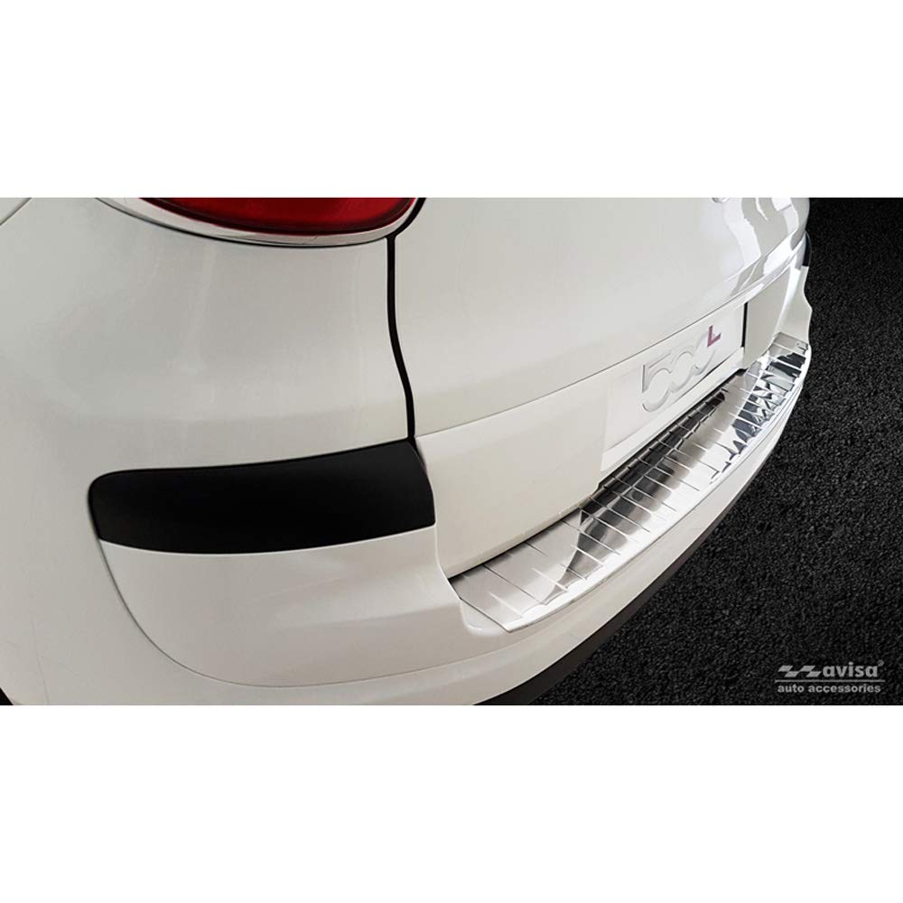 Avisa Edelstahl Heckstoßstangenschutz kompatibel mit FIAT 500L Facelift 2017- 'Ribs' Avisa Edelstahl Heckstoßstangenschutz kompatibel mit FIAT 500L Facelift 2017- 'Ribs' von Avisa