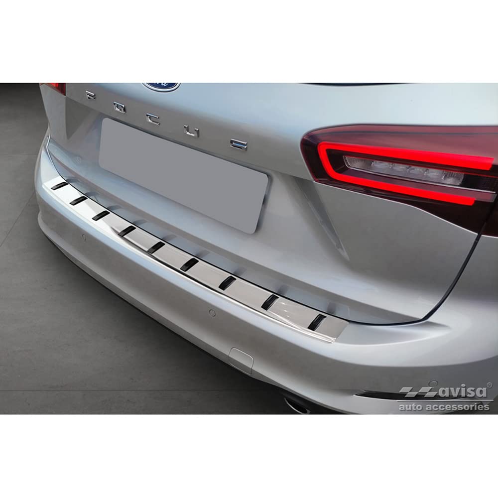 Avisa Edelstahl Heckstoßstangenschutz kompatibel mit Ford Focus IV Turnier inkl. ST-Line 2018- 'Strong Edition' Avisa Edelstahl Heckstoßstangenschutz kompatibel mit Ford Focus IV Turnier inkl. ST-Line 2018- 'Strong Edition' von Avisa