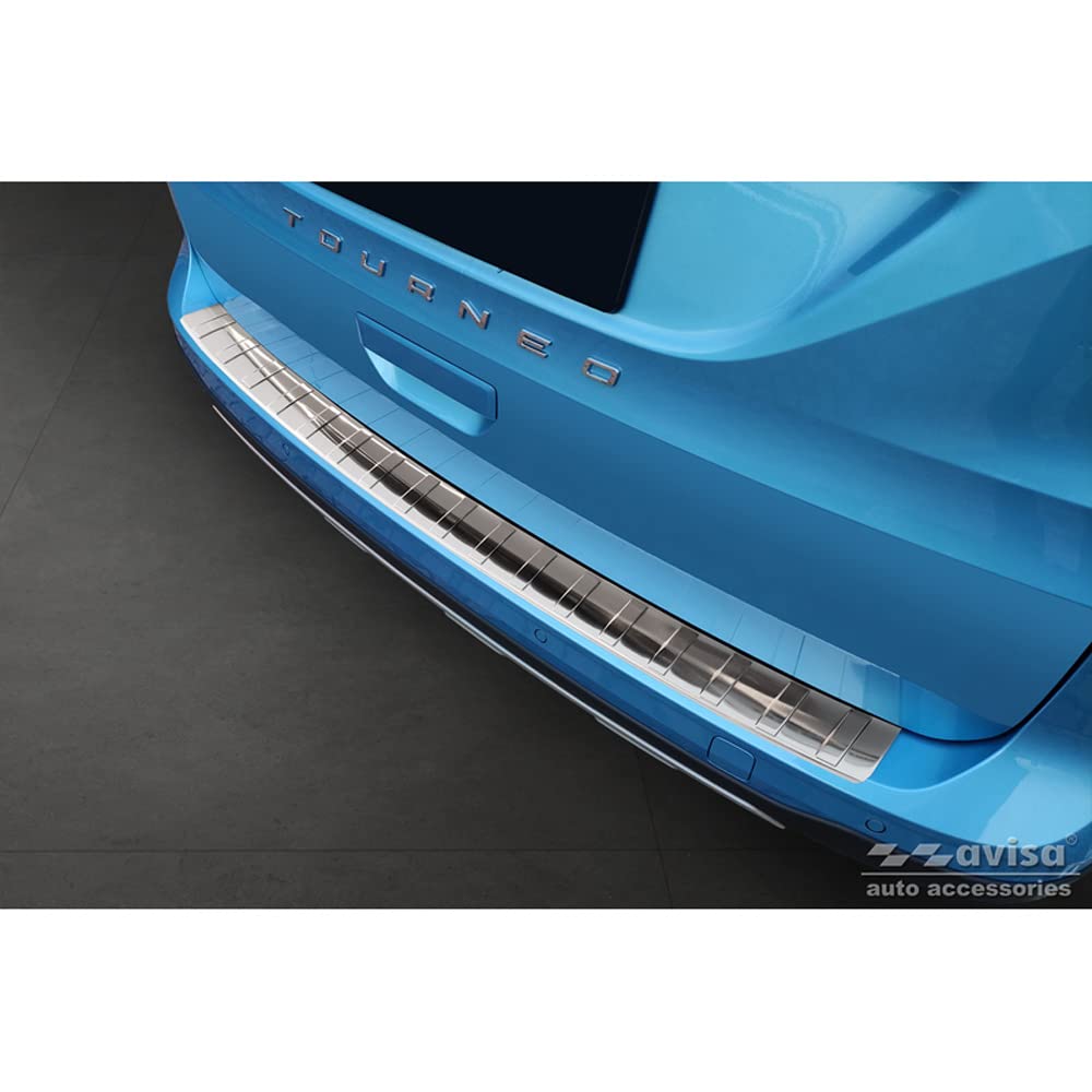 Avisa Edelstahl Heckstoßstangenschutz kompatibel mit Ford Tourneo Connect III 2022- 'Ribs', Silber Avisa Edelstahl Heckstoßstangenschutz kompatibel mit Ford Tourneo Connect III 2022- 'Ribs', Silber von Avisa
