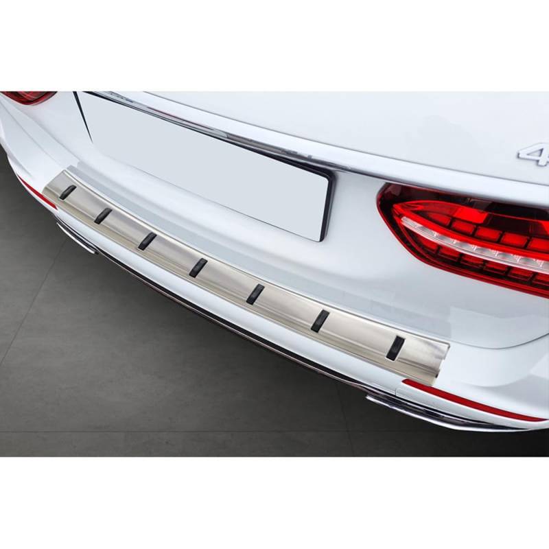 Avisa Edelstahl Heckstoßstangenschutz kompatibel mit Mercedes E-Klasse Kombi S213 2016-2023 (inkl. E53 AMG) 'Strong Edition' von Avisa