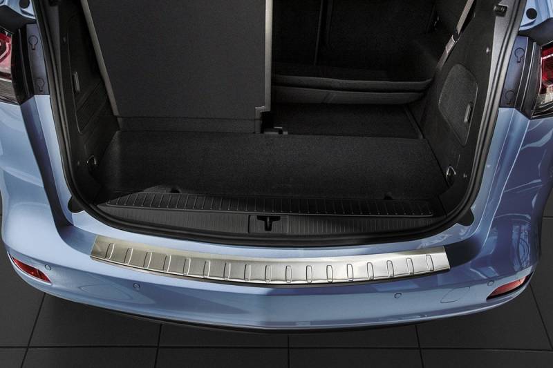 Avisa Edelstahl Heckstoßstangenschutz kompatibel mit Opel Zafira C 2012- 'Ribs' von Avisa