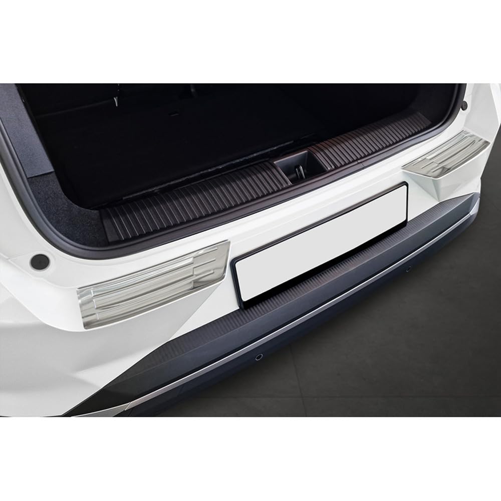 Avisa Edelstahl Heckstoßstangenschutz kompatibel mit Renault Scenic E-Tech 2024- 'Ribs', Silber Avisa Edelstahl Heckstoßstangenschutz kompatibel mit Renault Scenic E-Tech 2024- 'Ribs', Silber von Avisa