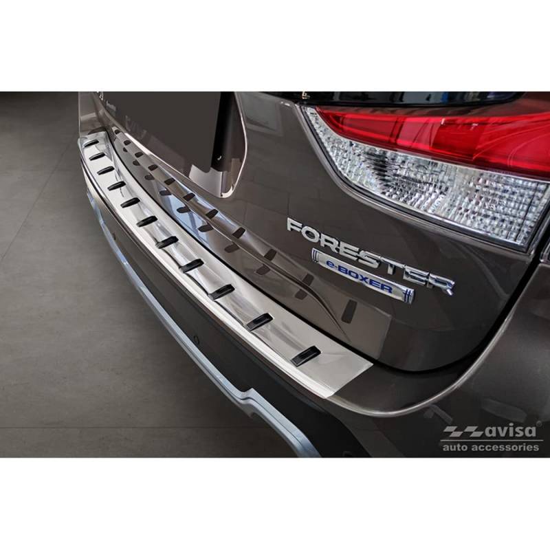 Avisa Edelstahl Heckstoßstangenschutz kompatibel mit Subaru Forester (SK) 2018-2024 'Strong Edition' von Avisa