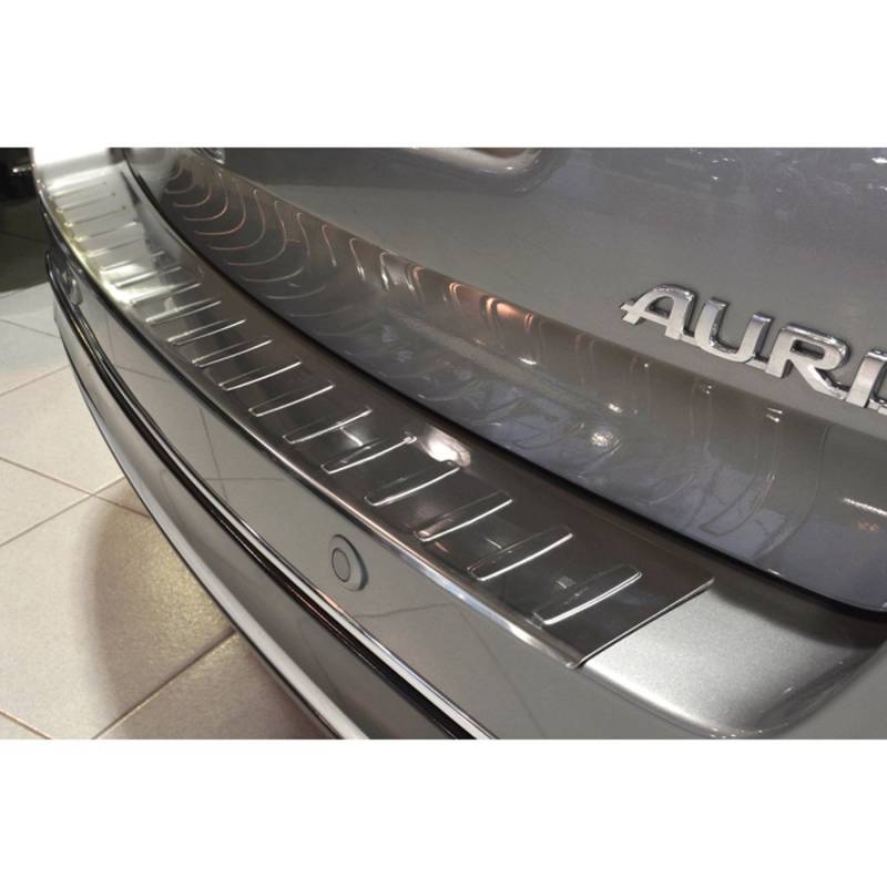 Avisa Edelstahl Heckstoßstangenschutz kompatibel mit Toyota Auris Touring Sports 2013-2015 'Ribs' von Avisa