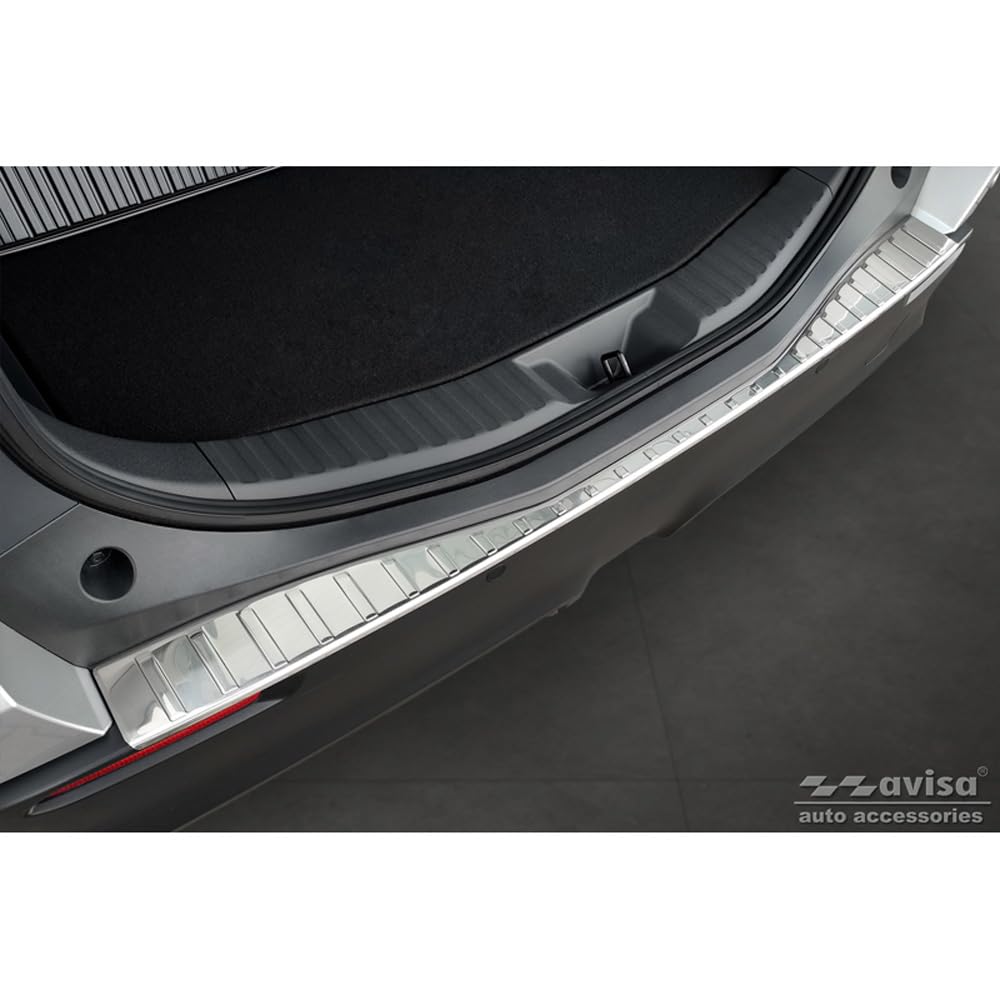 Avisa Edelstahl Heckstoßstangenschutz kompatibel mit Toyota bZ4X 2021- & Subaru Solterra 2022- 'Ribs' Avisa Edelstahl Heckstoßstangenschutz kompatibel mit Toyota bZ4X 2021- & Subaru Solterra 2022- 'Ribs' von Avisa