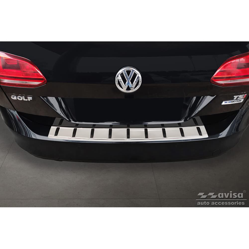 Avisa Edelstahl Heckstoßstangenschutz kompatibel mit Volkswagen Golf VII Variant inkl. Alltrack 2012-2017 'Strong Edition' Avisa Edelstahl Heckstoßstangenschutz kompatibel mit Volkswagen Golf VII Variant inkl. Alltrack 2012-2017 'Strong Edition' von Avisa