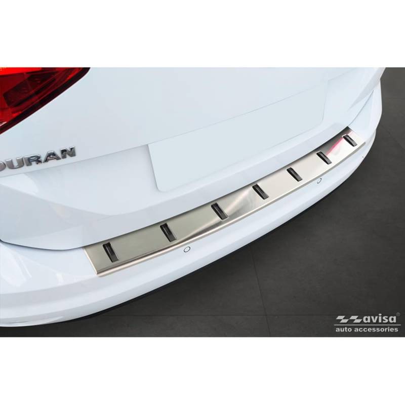 Avisa Edelstahl Heckstoßstangenschutz kompatibel mit Volkswagen Touran III 2015- inkl. R-Line 'Strong Edition' von Avisa