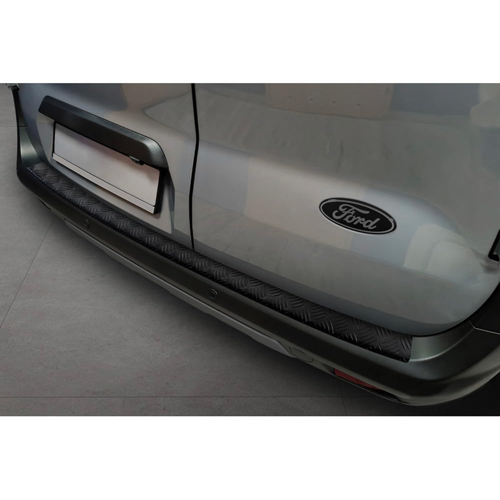 Avisa Matt-Schwarz Edelstahl Heckstoßstangenschutz kompatibel mit Ford Transit Courier II/Tourneo Courier II 2023- 'Riffled Plate' Avisa Matt-Schwarz Edelstahl Heckstoßstangenschutz kompatibel mit Ford Transit Courier II/Tourneo Courier II 2023- 'Riffled Plate' von Avisa