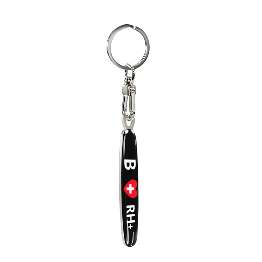 Avisa Schlüsselanhänger aus Edelstahl - 'Blood Type' B RH+ Avisa Schlüsselanhänger aus Edelstahl - 'Blood Type' B RH+ von Avisa
