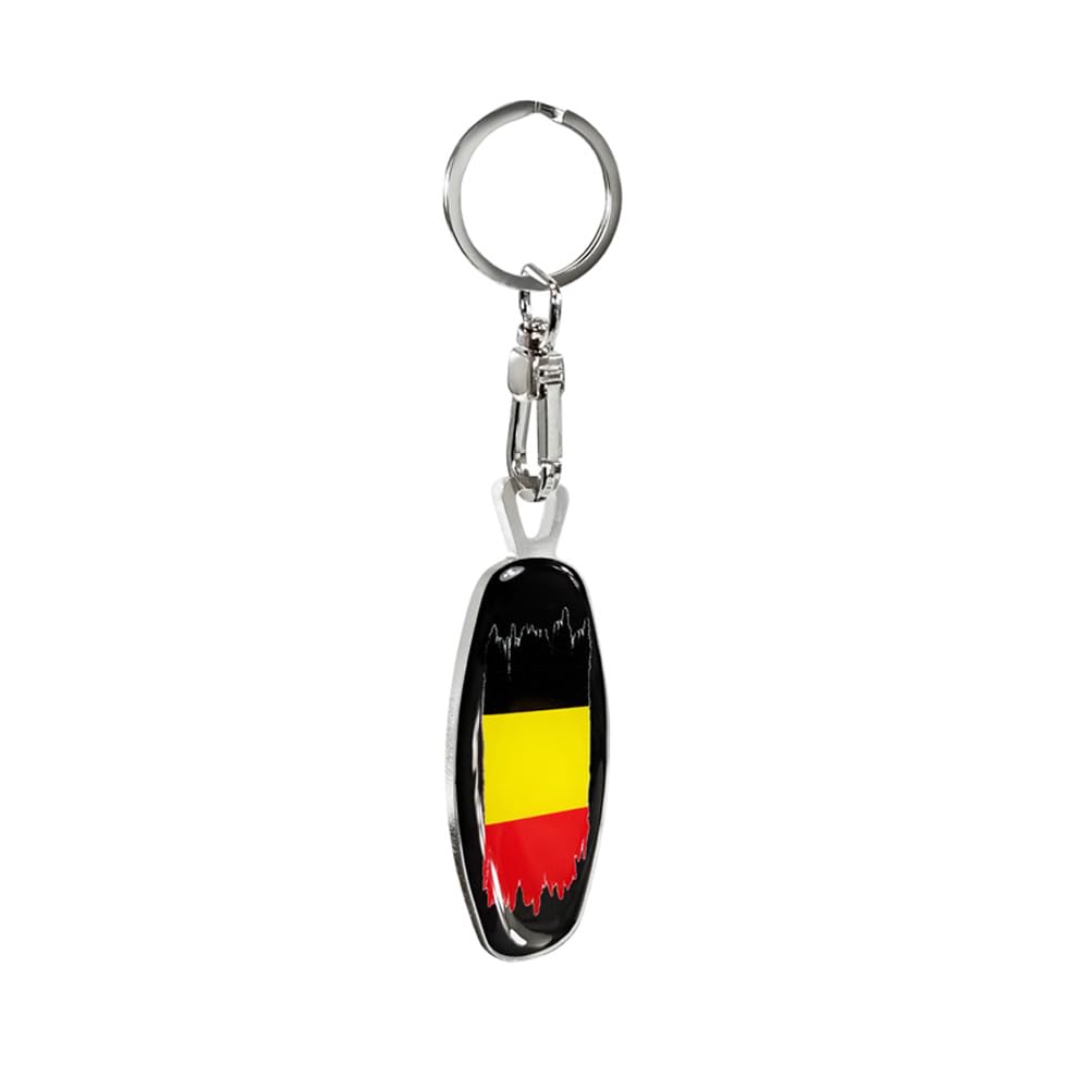 Avisa Schlüsselanhänger aus Edelstahl - Emblem/Flag BE+PL Avisa Schlüsselanhänger aus Edelstahl - Emblem/Flag BE+PL von Avisa