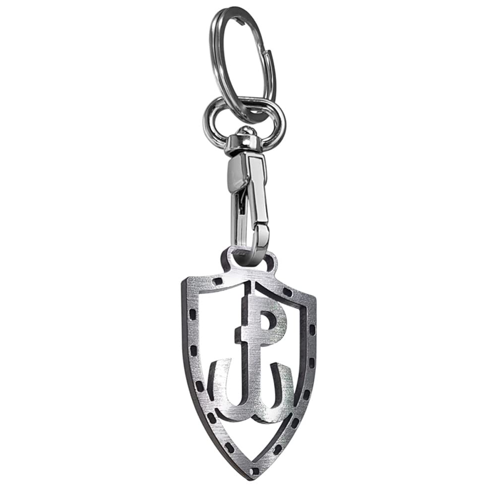 Avisa Schlüsselanhänger aus Edelstahl - 'Kotwica Symbol/Schutzschild' (Silber) von Avisa