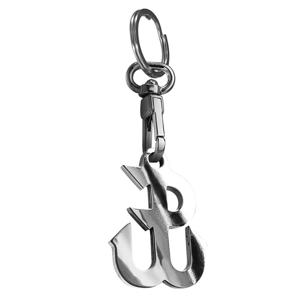 Avisa Schlüsselanhänger aus Edelstahl - 'Kotwica Symbol' (Silber) von Avisa