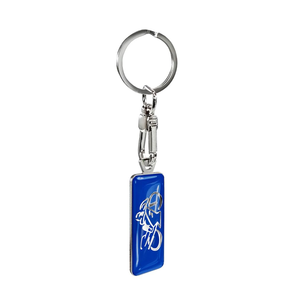 Avisa Schlüsselanhänger aus Edelstahl - 'Moto' Blau von Avisa