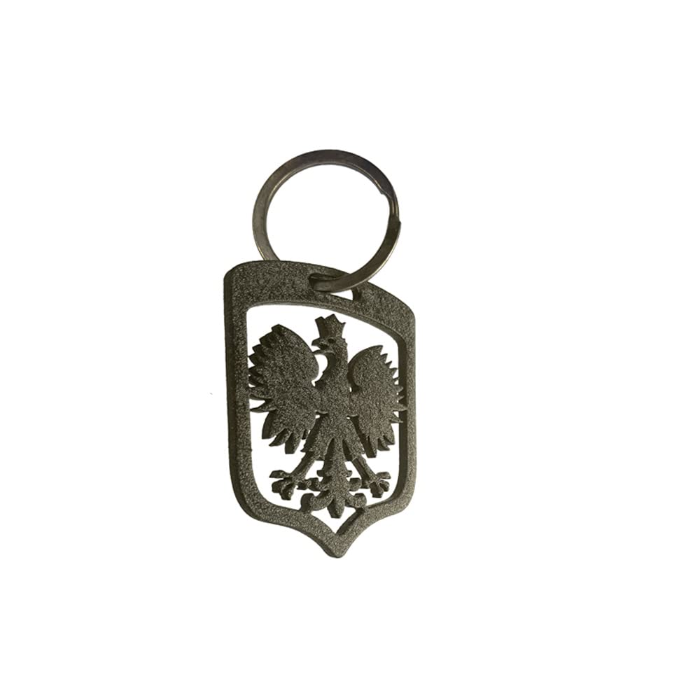 Avisa Schlüsselanhänger aus Edelstahl - 'Polen' (Golden) von Avisa