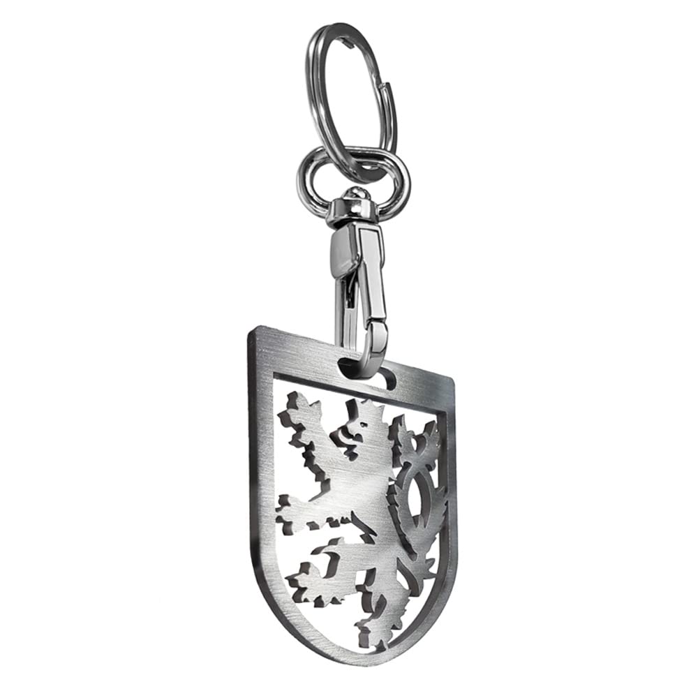 Avisa Schlüsselanhänger aus Edelstahl - 'Tschechische Republik' (Silber) von Avisa